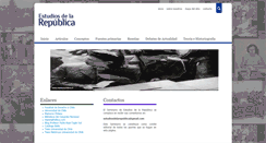 Desktop Screenshot of estudiosdelarepublica.cl